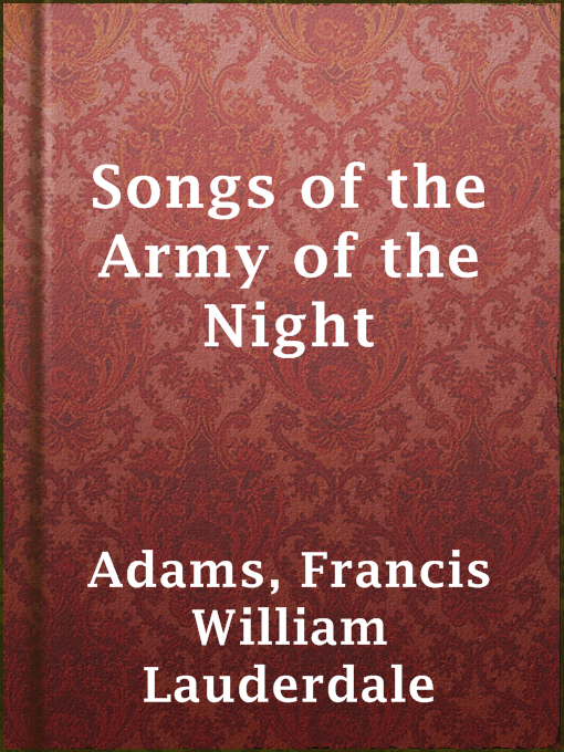 Cover image for Songs of the Army of the Night